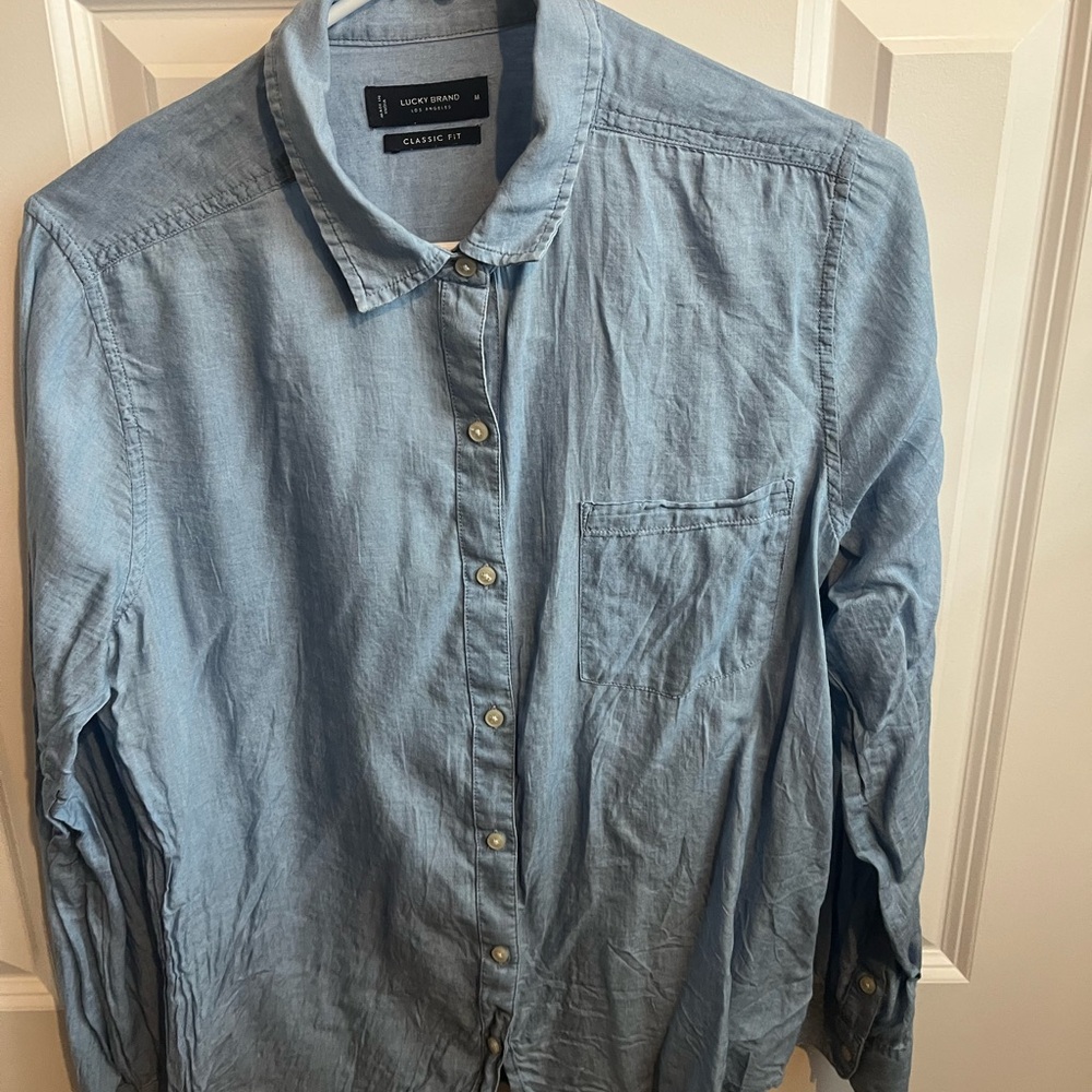 Lucky Brand Light Blue Men's Casual Shirt